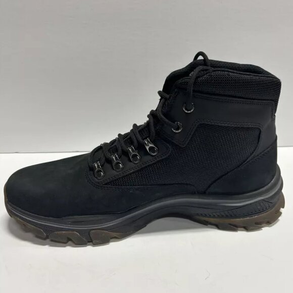 Skechers Men’s Ralcon-Lorken Black Lace-Up Boots, Size 10.5 M main image 4